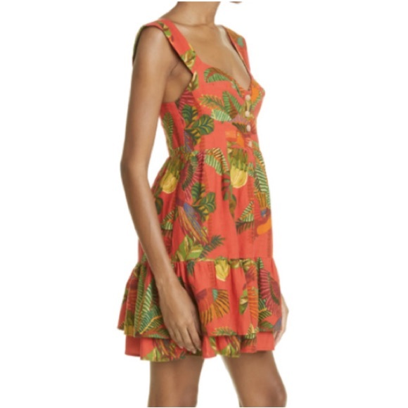FARM Rio Red Tropical Mini Dress - Picture 9 of 16